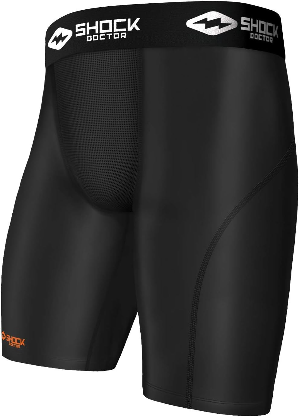 Compression Shorts with Cup Pocket. Athletic Supporter Underwear with Pocket (Cup NOT Included)