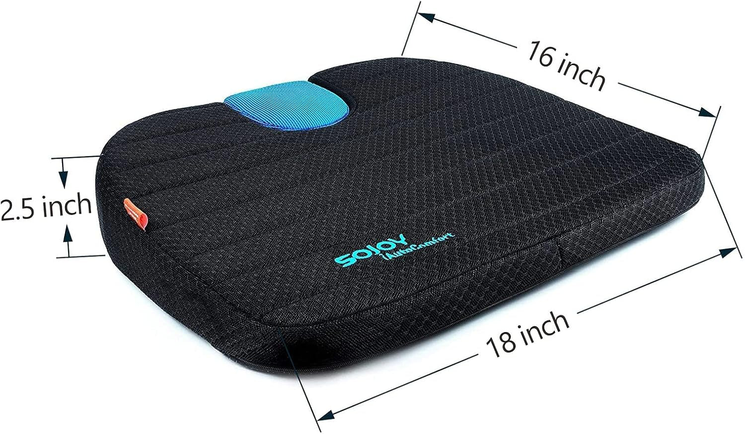 Car Seat Cushion Wedge Driving Cushion for Long Sitting Portable Wedge Pillow for Hip, Tailbone, Coccyx, Sciatica (18.5 X 16 X 2.5 Inch)