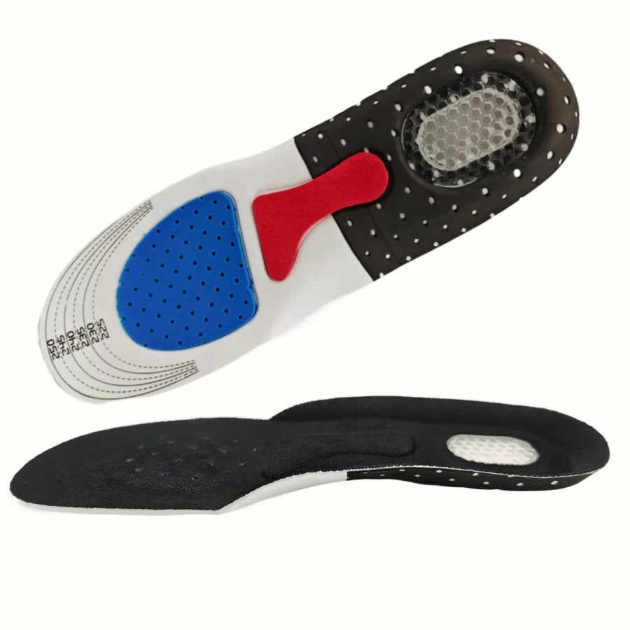 MEN'S and WOMEN'S Sports Insole Silicone Sports Insole Arch Support Sports Insole Running Gel Insole Insert Buffer