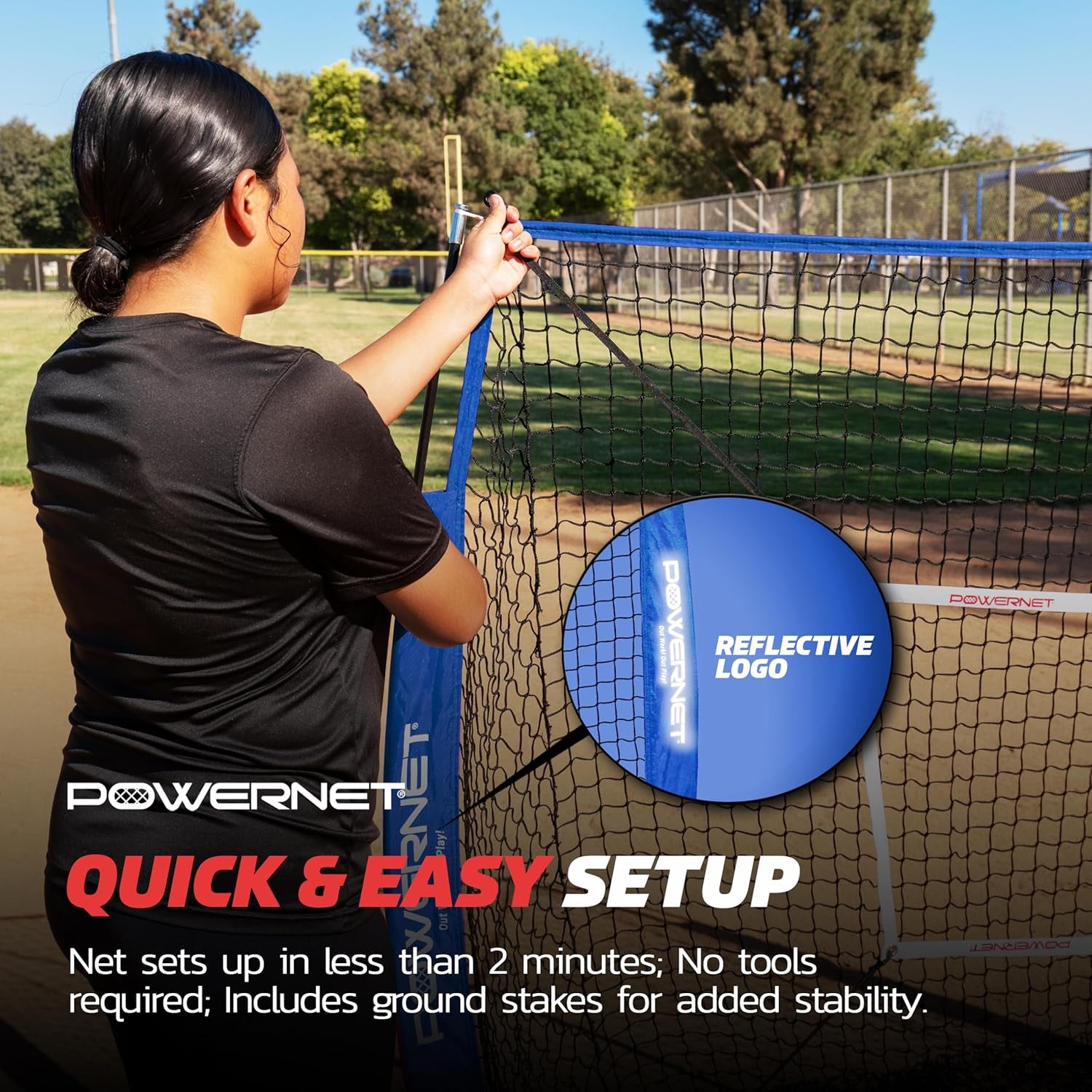 Baseball Bundle, 5X5 FT Hitting and Pitching Net, Portable Softball & Baseball Training Equipment, Weighted Ball & Carry Bag (Royal Blue Net)