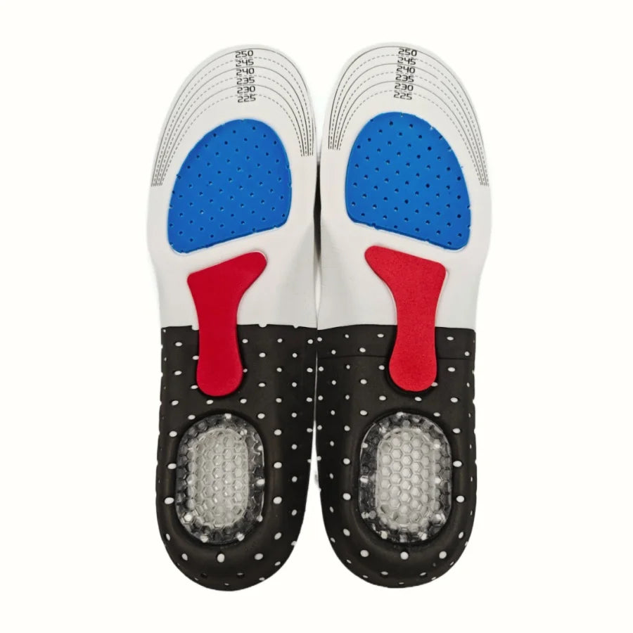MEN'S and WOMEN'S Sports Insole Silicone Sports Insole Arch Support Sports Insole Running Gel Insole Insert Buffer